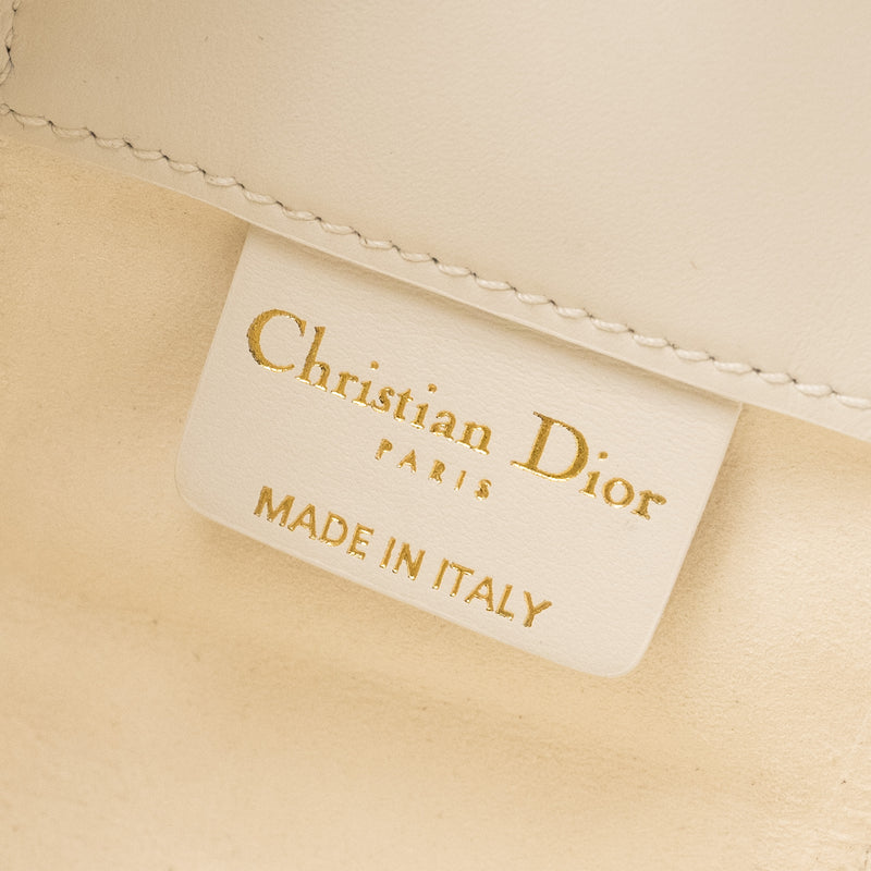 Dior Small Diorcamp Bag Calfskin White LGHW