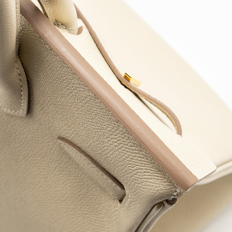 Hermes Birkin 30 Epsom Craie GHW Stamp B