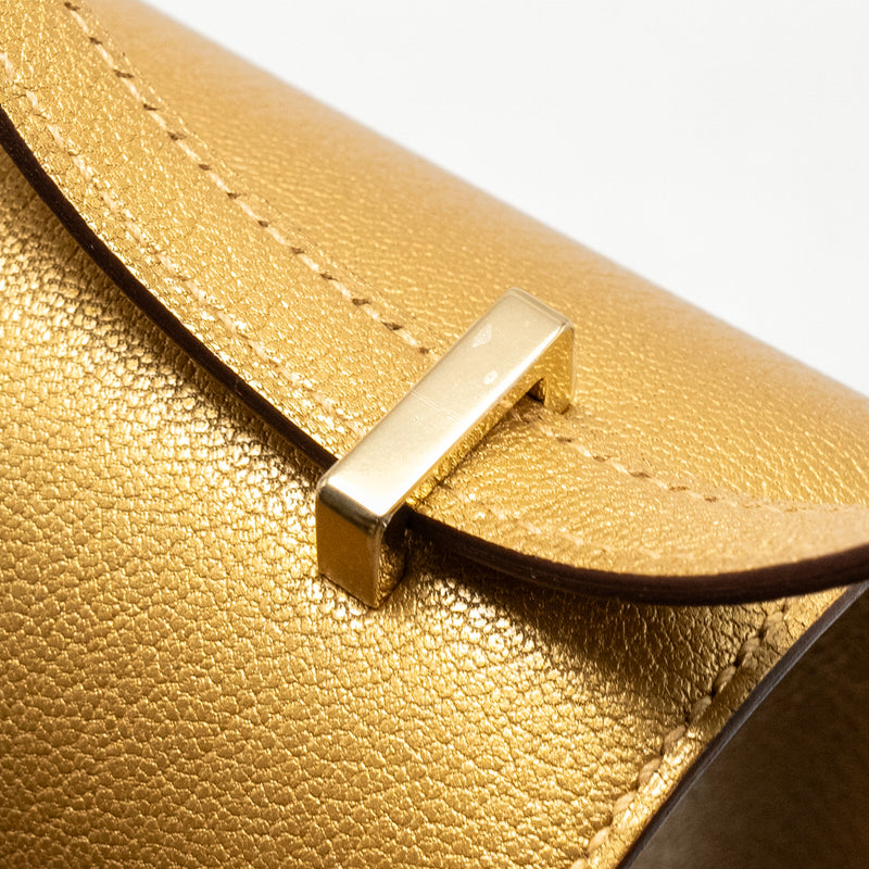 Hermes Mini Constance Chèvre Chamkilight Y9 Dore LGHW Stamp W