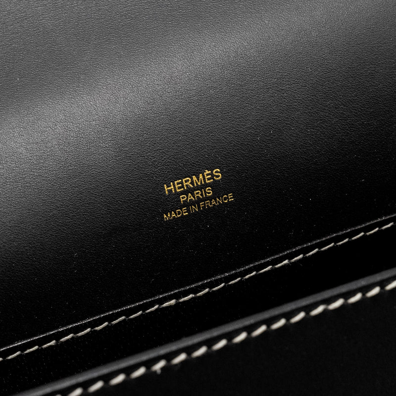 Hermes Roulis 23 Sombrero Black GHW Stamp C