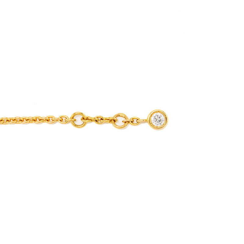 Hermes Size ST Finesse Bracelet Rose Gold, Diamonds