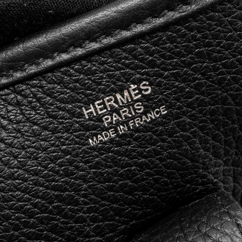 Hermes Evelyne 29 Clemence Black SHW Stamp Z