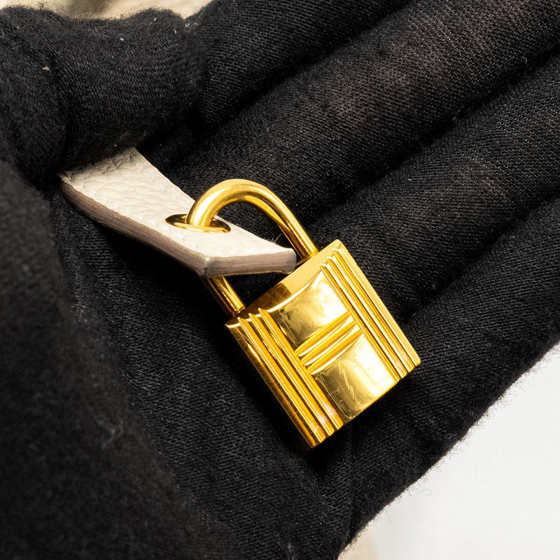 Hermes Picotin 18 Lock Bag Clemence Craie GHW Stamp U