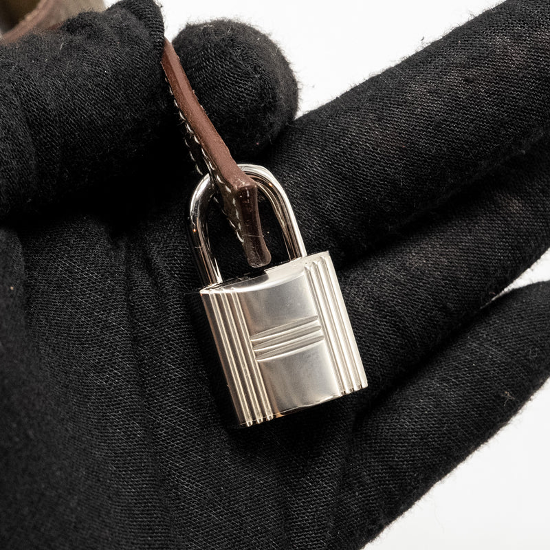 Hermes Picotin 18 Lock Bag Clemence Etoupe SHW Stamp U