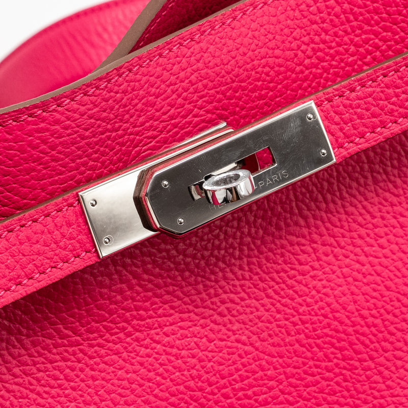 Hermes So Kelly 26 Clemence Rose Mexico SHW Stamp Square N