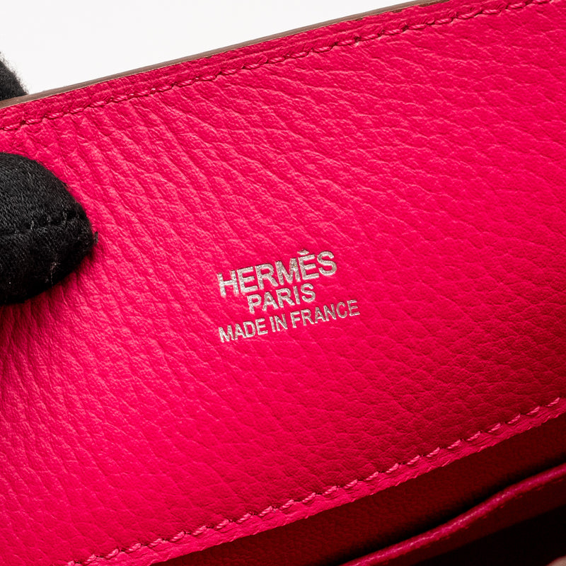 Hermes So Kelly 26 Clemence Rose Mexico SHW Stamp Square N