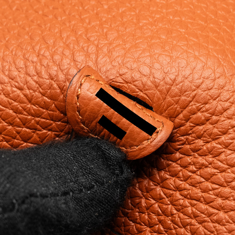 Hermes Mini Evelyne Clemence Cuivre GHW Stamp B