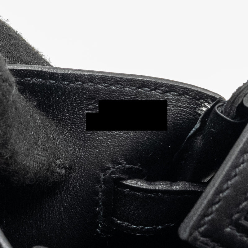 Hermes Birkin 25 Cargo Toile Geoland/Swift Black SHW Stamp B