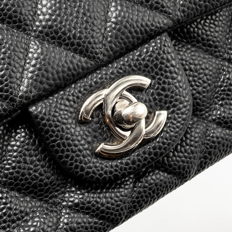 Chanel Mini Rectangular Flap Bag caviar black SHW