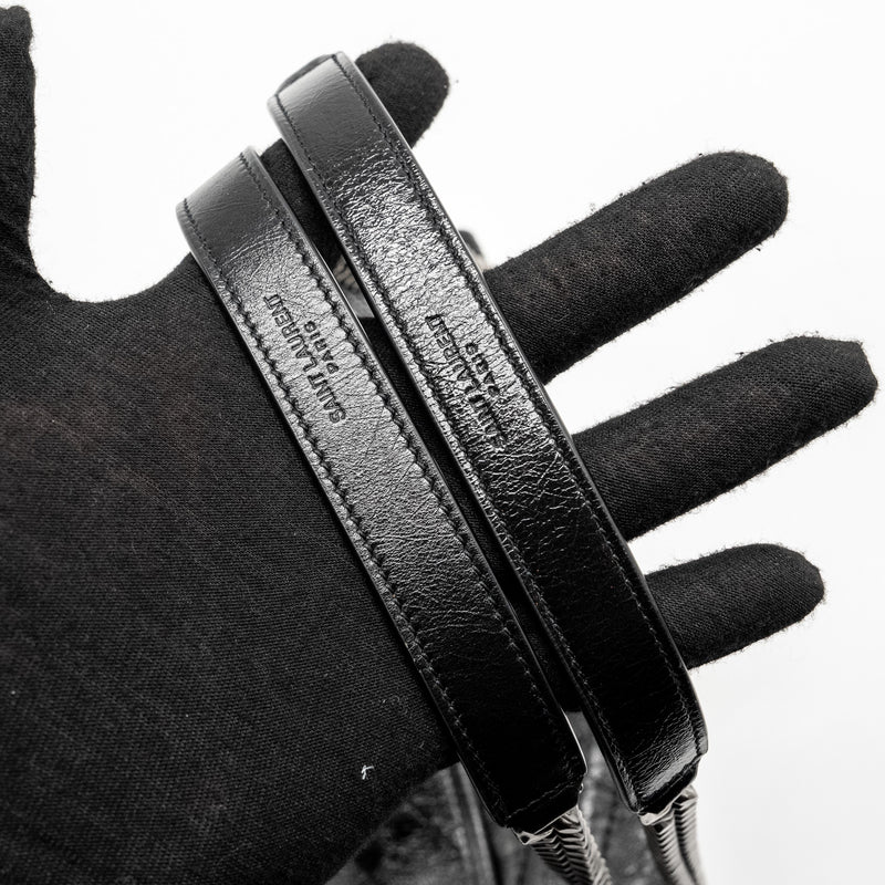 Saint Laurent Medium Niki Calfskin Black Ruthenium Hardware