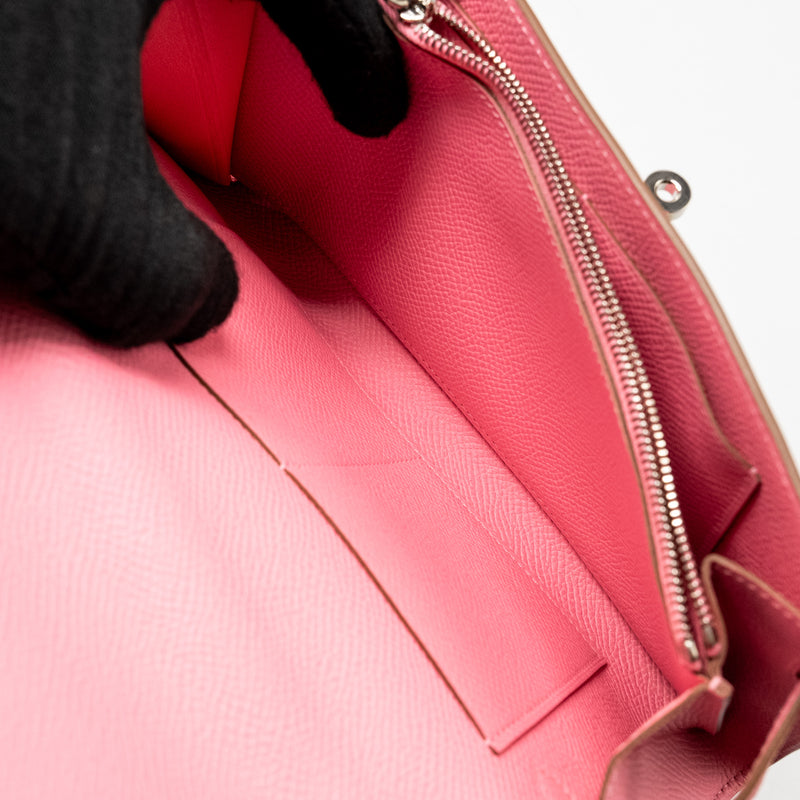 Hermes Kelly To Go Epsom 1Q Rose Confetti SHW Stamp Z