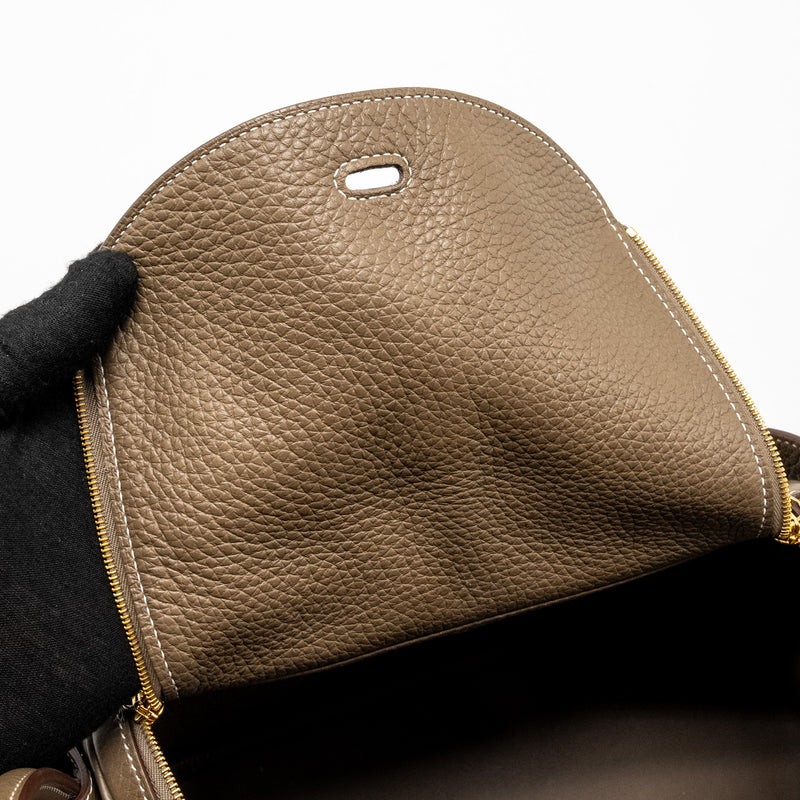 Hermes Lindy 26 Clemence Etoupe GHW Stamp U