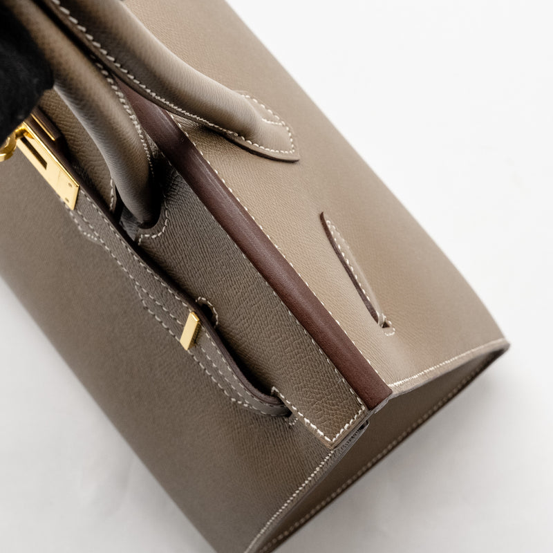 Hermes Birkin 30 Sellier Epsom Etoupe GHW Stamp U
