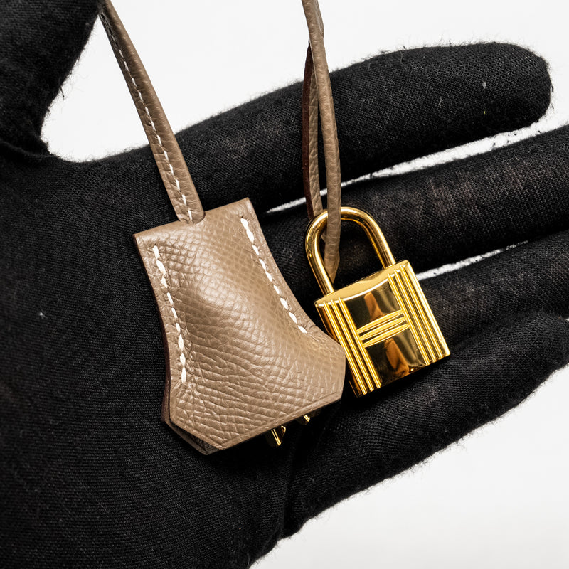 Hermes Birkin 30 Sellier Epsom Etoupe GHW Stamp U