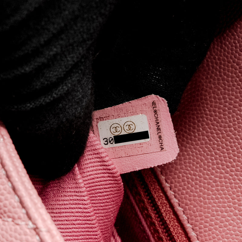 Chanel Small Coco Handle Caviar Pink LGHW