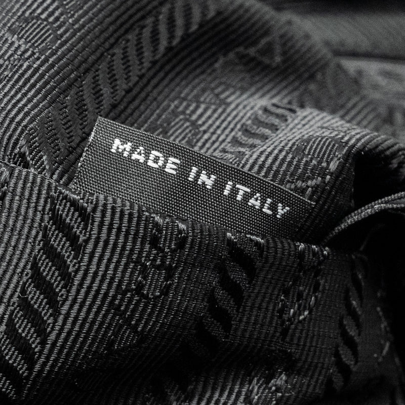 PRADA Small Re-Nylon Backpack Black SHW