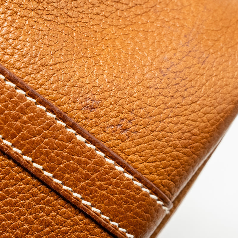 HERMES Picotin 18 Lock Bag Barenia Faubourg Fauve SHW Stamp U