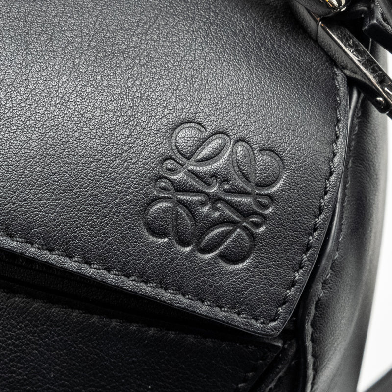 Loewe Small Puzzle Bag Calfskin Black SHW