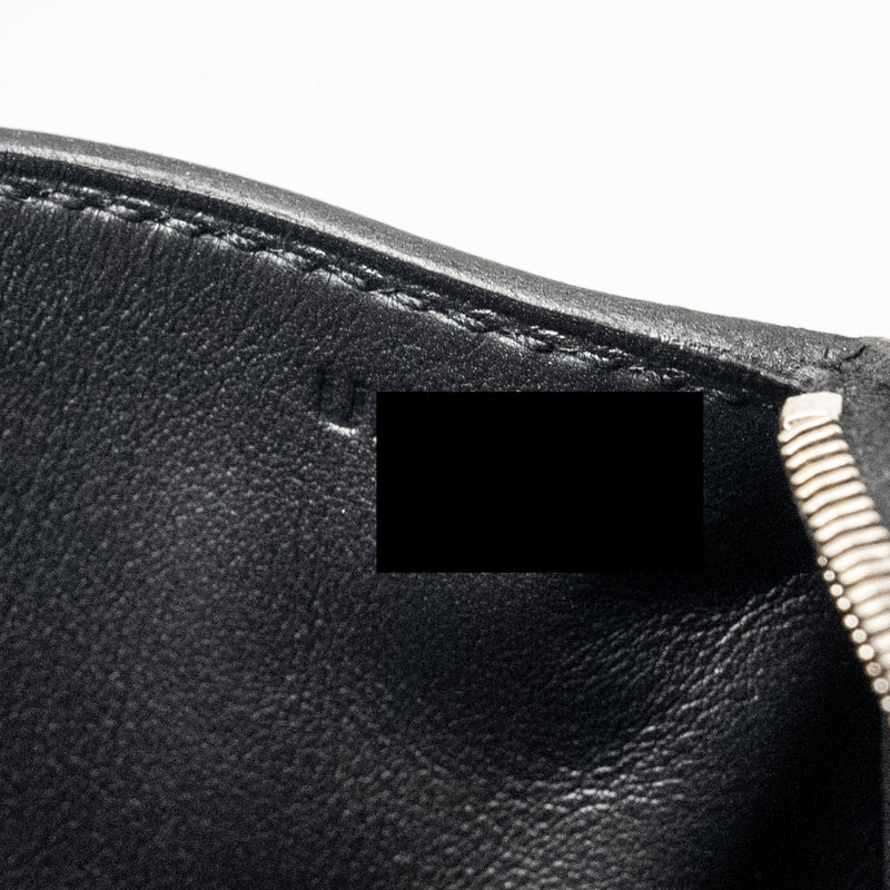 Hermes Mini Lindy Clemence Black SHW Stamp U