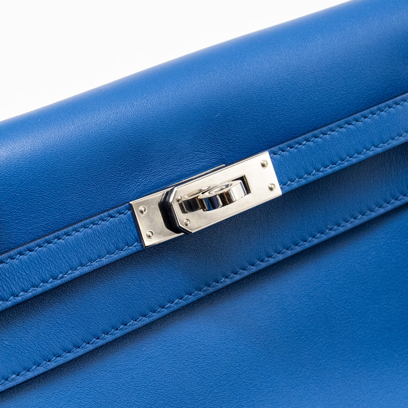 Hermes Kelly Danse Swift Blue France SHW Stamp Z