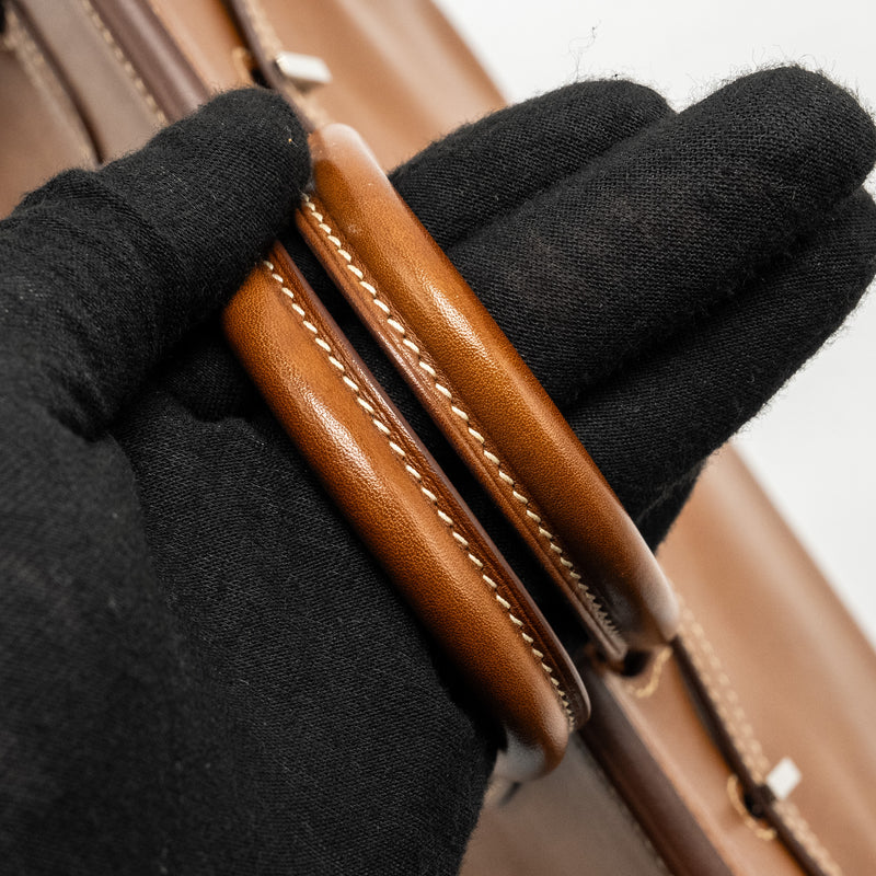 Hermes Birkin 25 Barenia Faubourg fauve SHW stamp square M