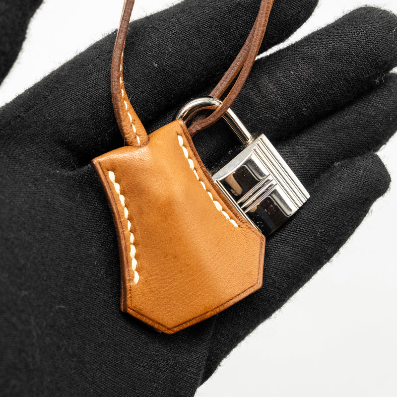 Hermes Birkin 25 Barenia Faubourg fauve SHW stamp square M
