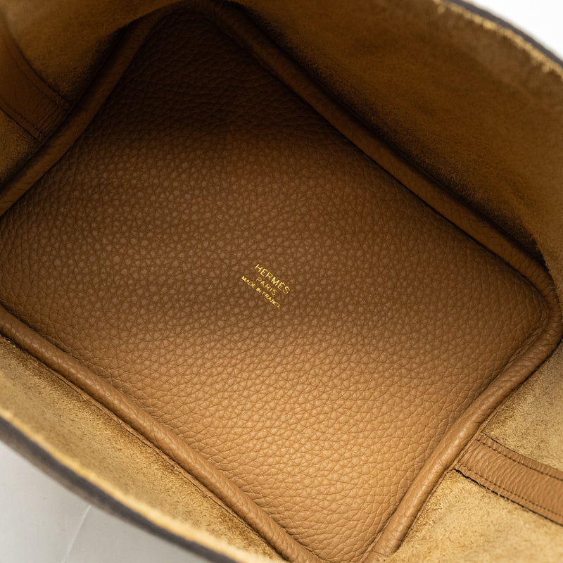Hermes Picotin 18 Lock Bag Clemence Chai SHW Stamp U