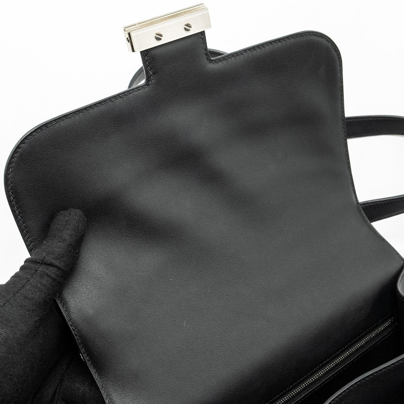 Hermes Constance 24 Toile H Berline/Plume/Swift Black SHW Stamp Y