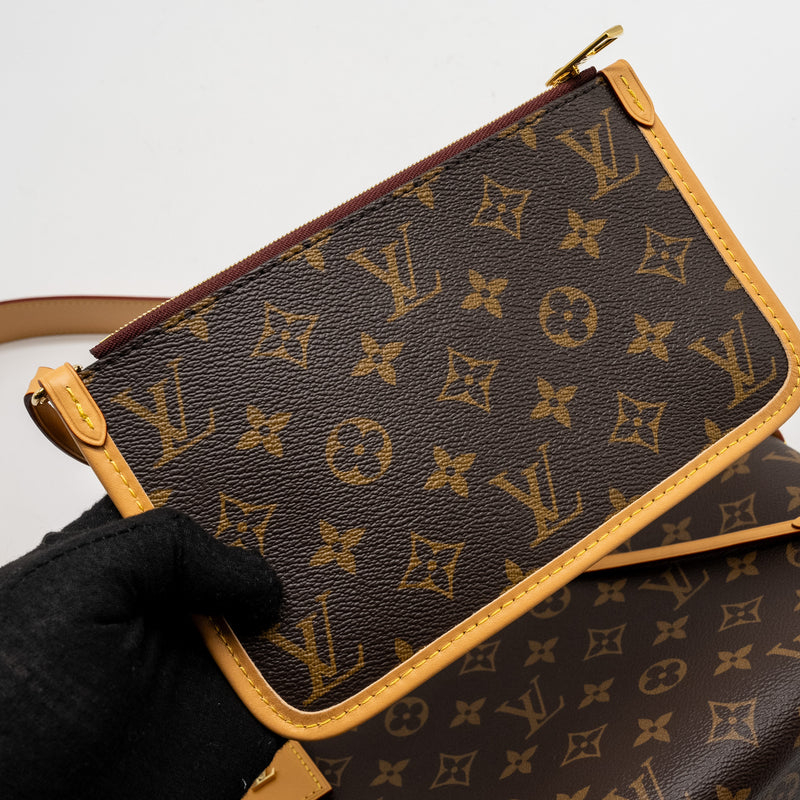 LOUIS VUITTON Carryall PM Monogram Canvas GHW