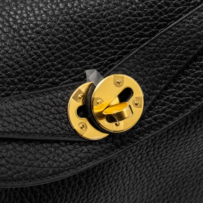 Hermes Lindy 26 Clemence Black GHW Stamp W