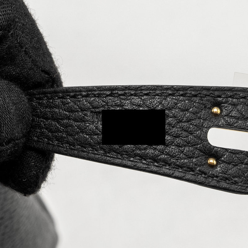 Hermes Lindy 26 Clemence Black GHW Stamp W