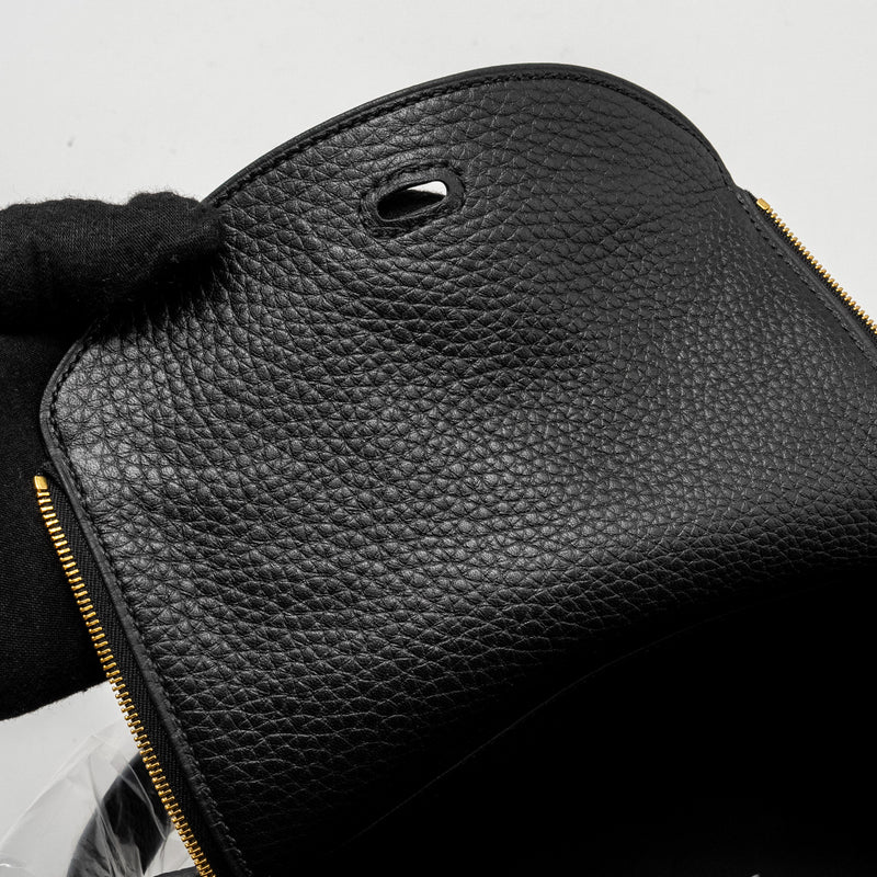 Hermes Lindy 26 Clemence Black GHW Stamp W