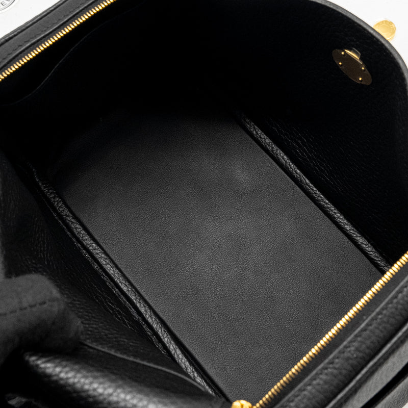 Hermes Lindy 26 Clemence Black GHW Stamp W