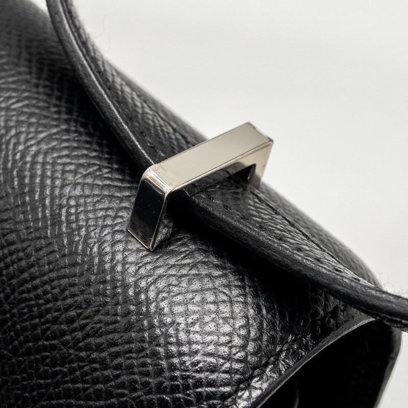 Hermes Mini Constance Epsom Black SHW Stamp B