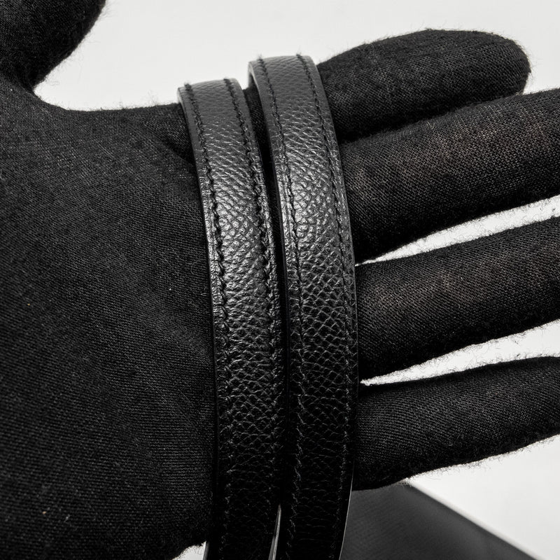 Hermes Mini Constance Epsom Black SHW Stamp B