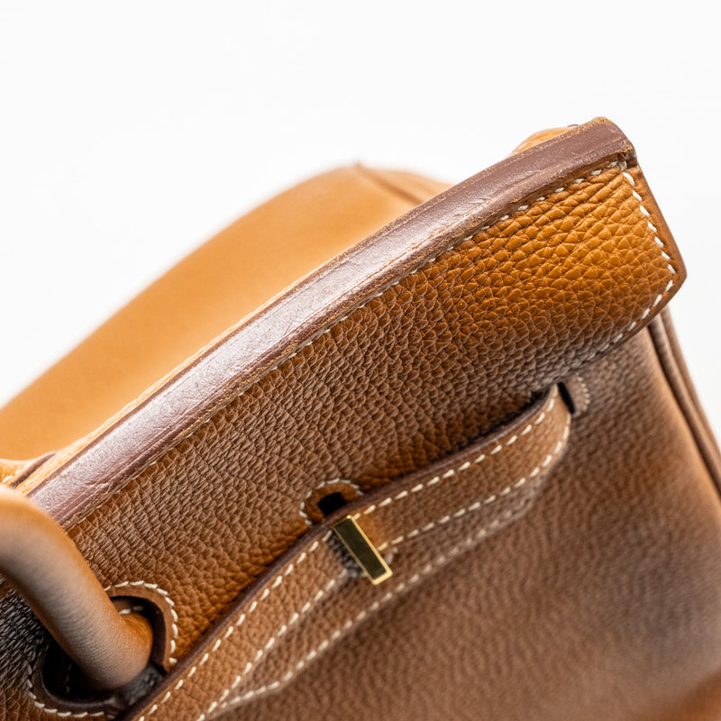 Hermes Birkin 35 Togo Gold GHW Stamp Square I