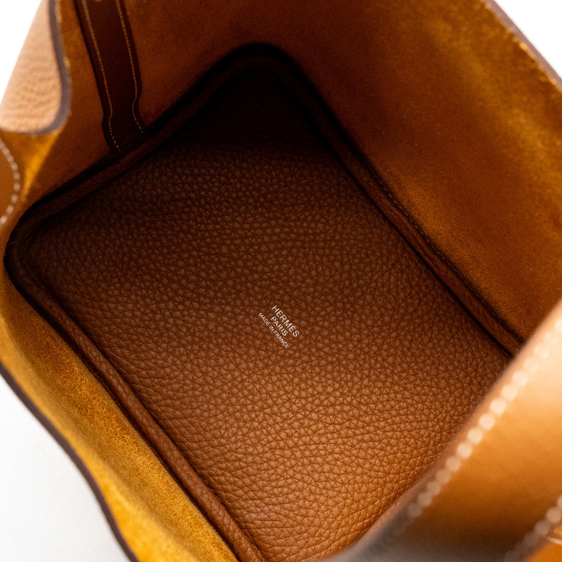 Hermes Picotin 18 Lock Bag Clemence GOLD SHW STAMP B