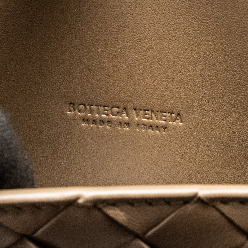 Bottega Veneta Andiamo Clutch Lambskin Pinecone GHW