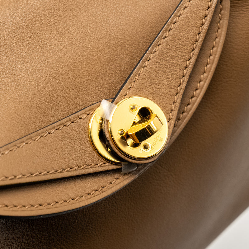 Hermes Mini Lindy Swift Alezan/Biscuit GHW Stamp Z