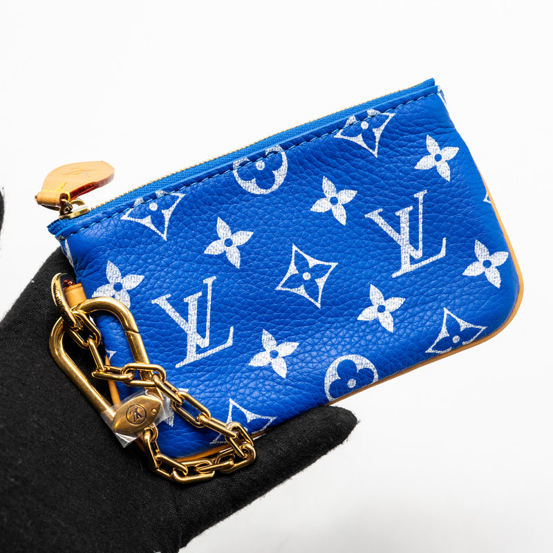 Louis Vuitton Speedy P9 Bandouliere 25 Monogram Soft Calfskin Bleu GHW