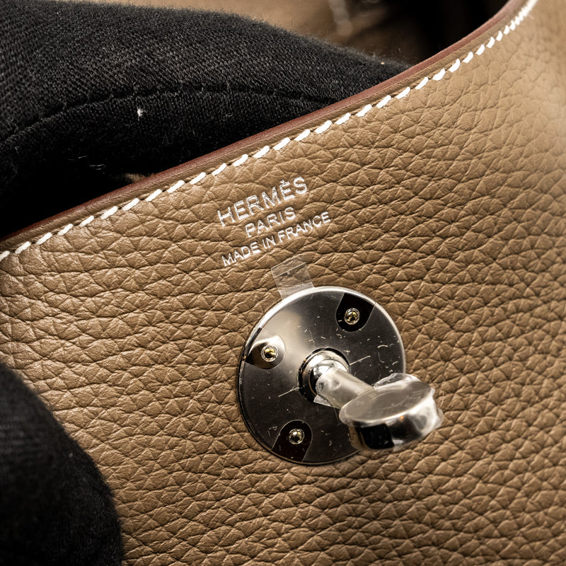 Hermes Lindy 26 Clemence ETOUPE SHW Stamp B