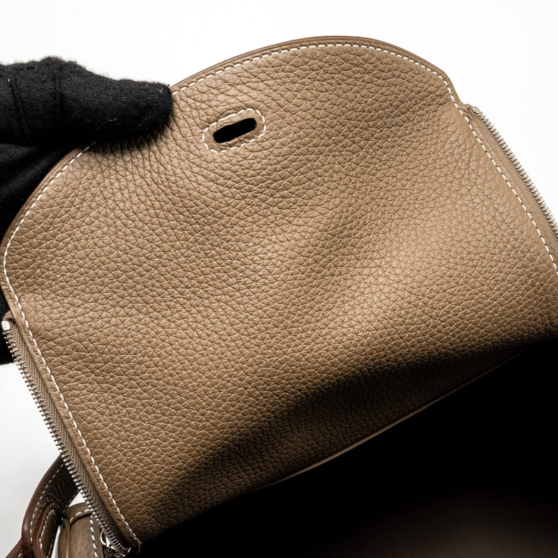Hermes Lindy 26 Clemence ETOUPE SHW Stamp B