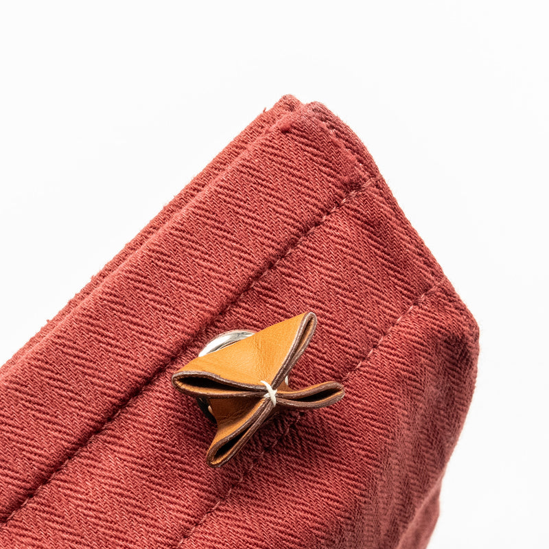 Hermes Aline Grooming Bag Canvas Rough/Gold SHW Stamp Y