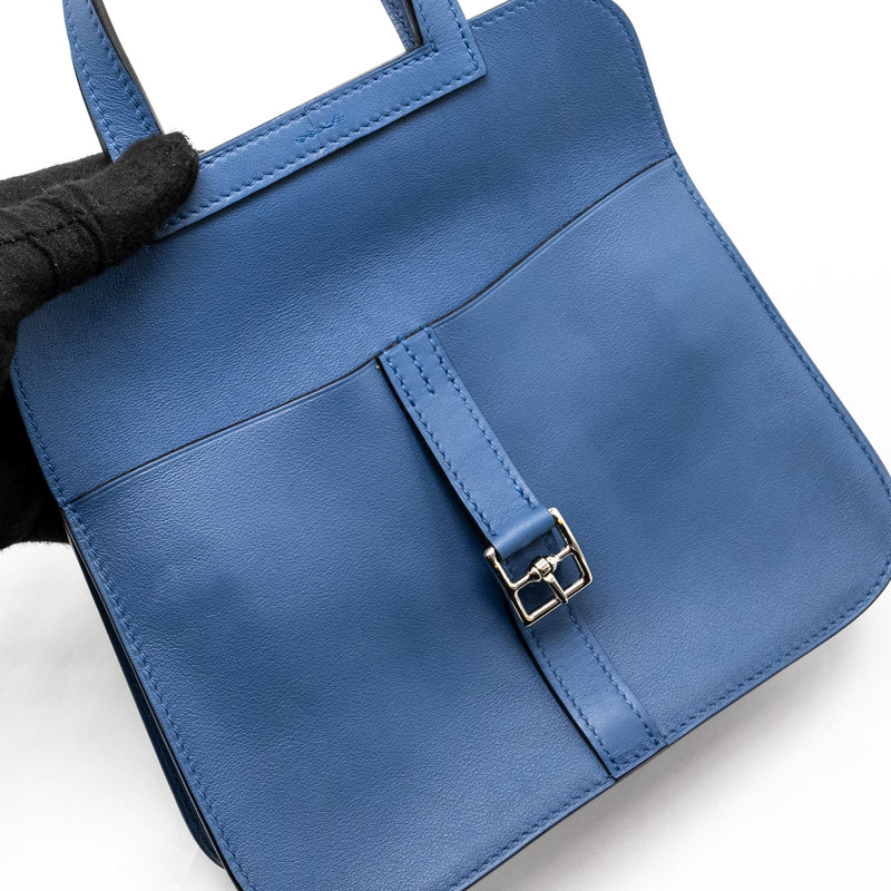 Hermes Mini Halzan 22 Swift Blue Agate SHW stamp A