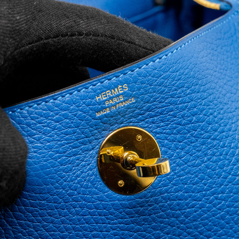 Hermes Lindy 26 Clemence Mykonos GHW Stamp Y