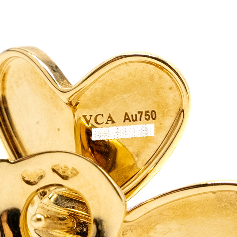 Van Cleef & Arpels Frivole Earrings Large Model Yellow Gold/Diamonds