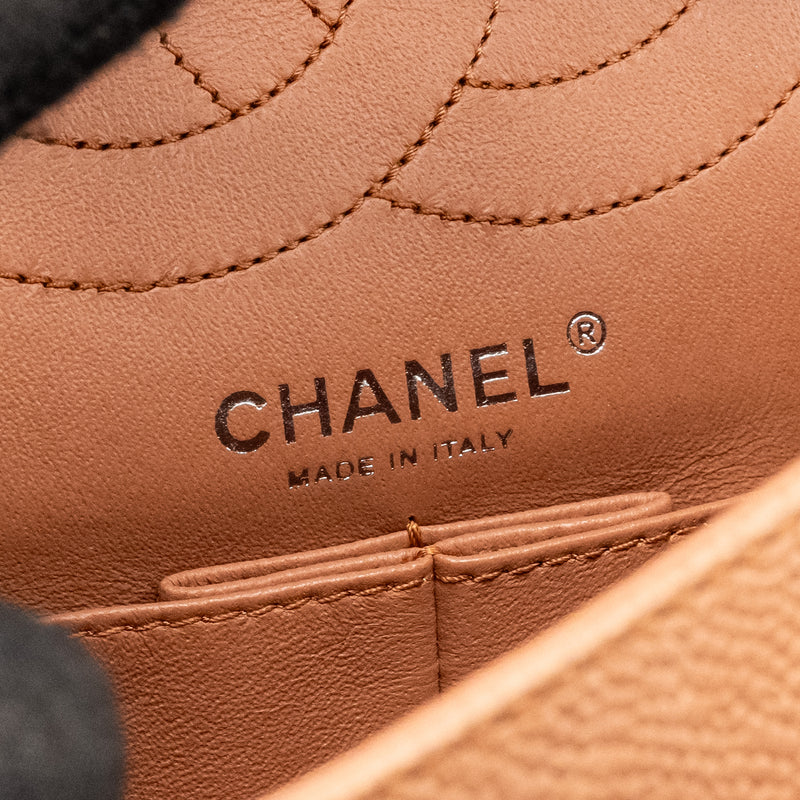 Chanel Small 2.55 Reissue Flap Bag Grained Calfskin Light Brown SHW