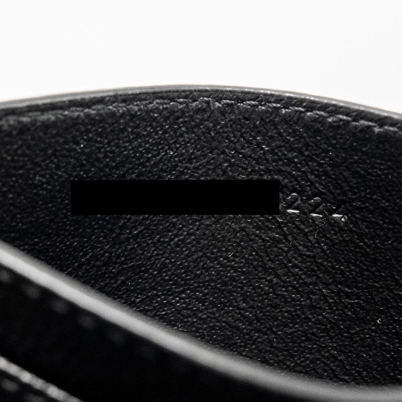 Saint Laurent Card Case calfskin black GHW