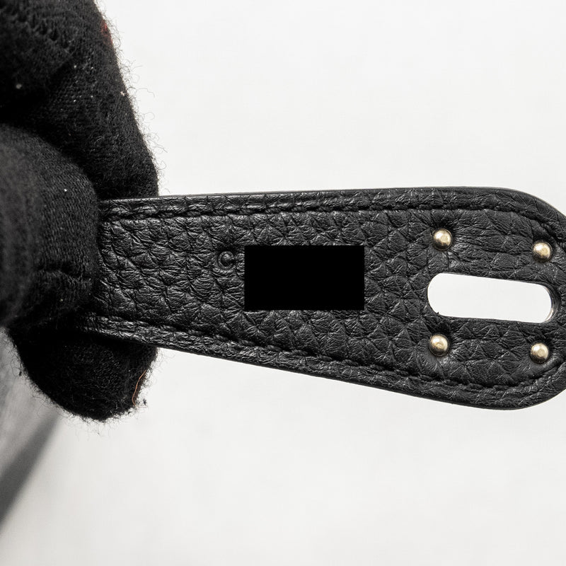 Hermes Lindy 26 Clemence Black SHW Stamp C