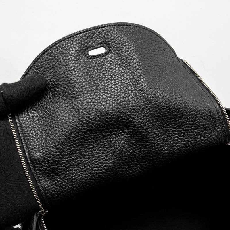 Hermes Lindy 26 Clemence Black SHW Stamp C